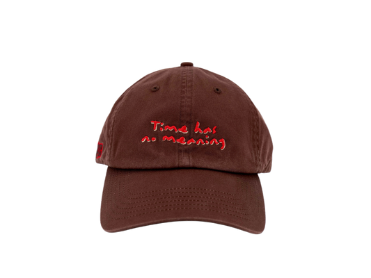 Time has no meaning - cap